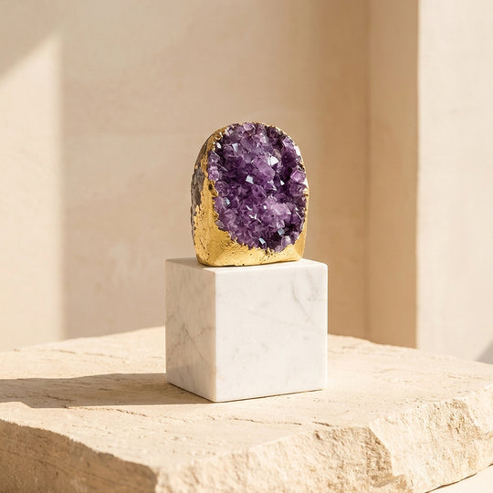 Amethyst Geode Crystal Display | CE8018
