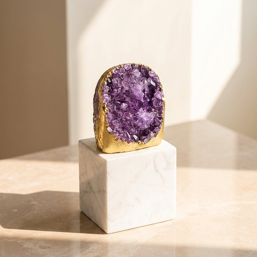 Amethyst Geode Crystal Display | CE8018