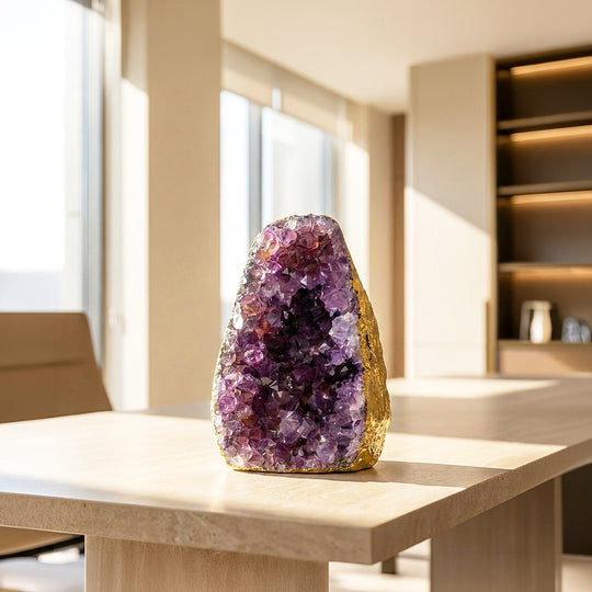 Amethyst Geode Crystal Display | CE8018