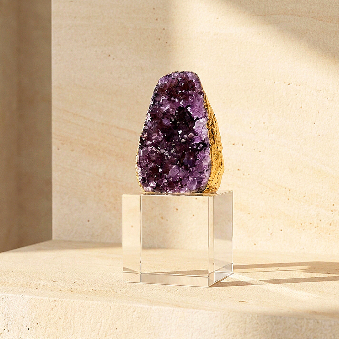 Amethyst Geode Crystal Display | CE8018