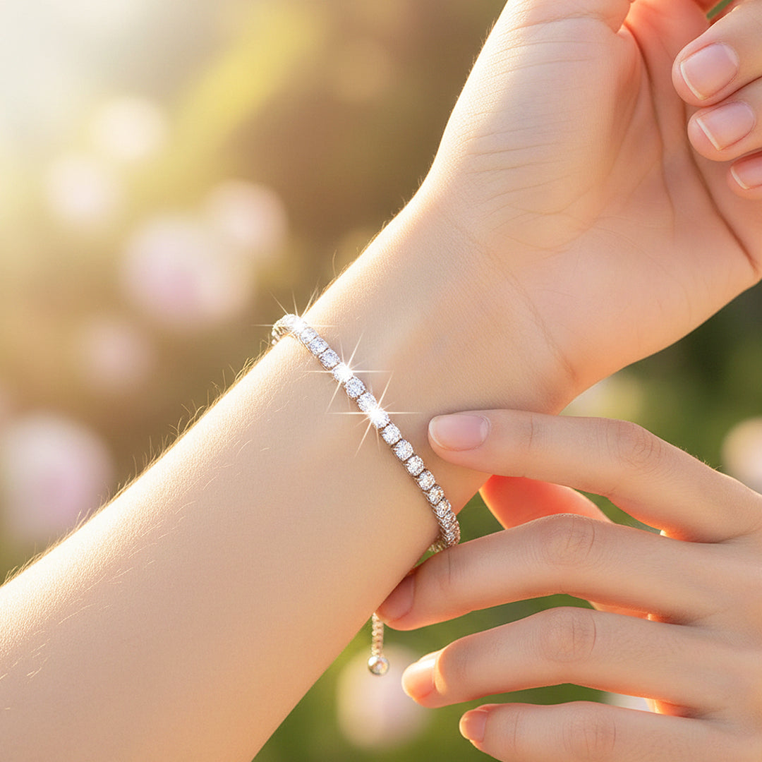 Free Blush Tennis Bracelet