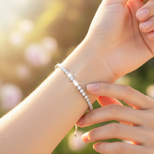 Free Blush Tennis Bracelet