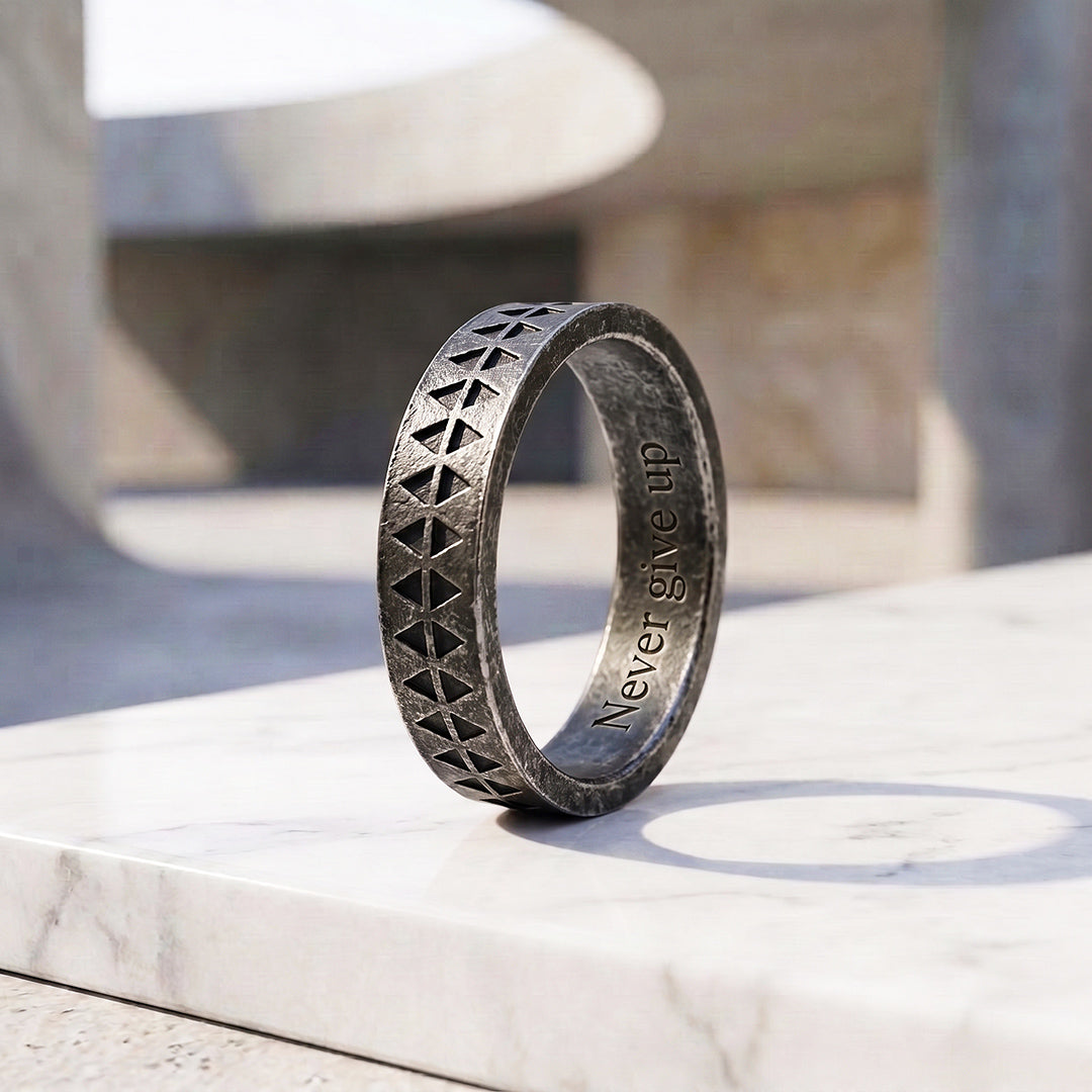 Grail Ring | Ancient Silver | Men&