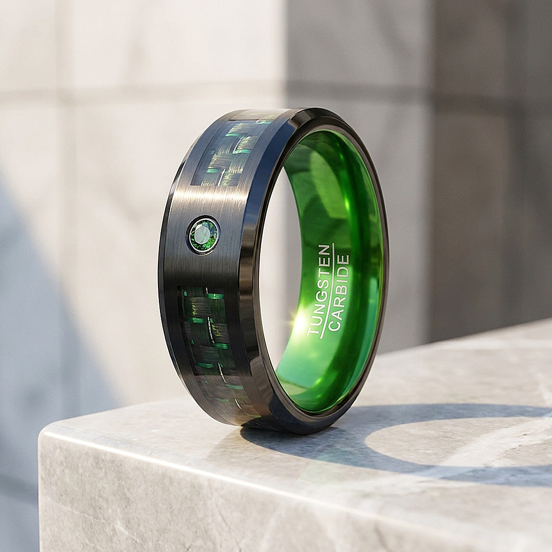 Greek | Last Piece Size 11 | Tungsten Ring