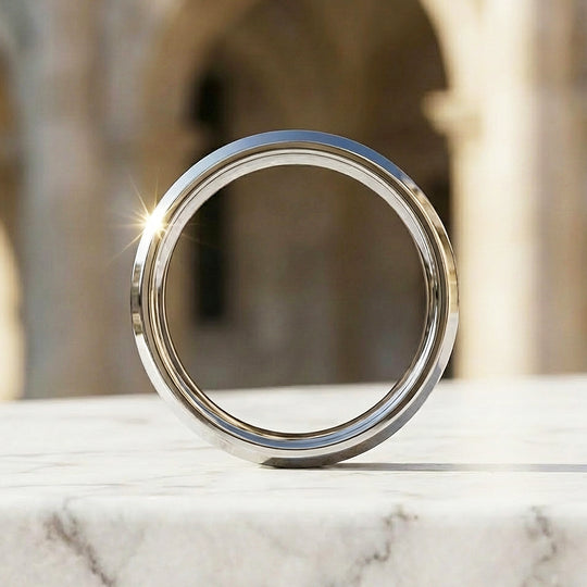 Harold Brushed Tungsten Carbide Ring - Ring | Singapore Jewellery, Wedding Rings &amp; Gifts | Same Day Delivery | Tiara.com.sg