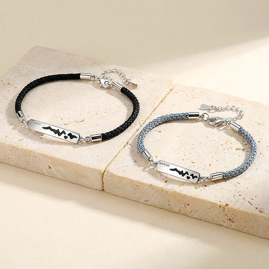 Heart Beat Couple Bracelets
