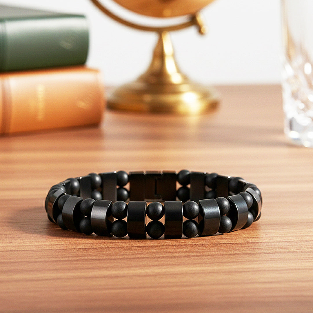 Hematite Focus Bracelet - Bracelets | Singapore Jewellery, Wedding Rings & Gifts | Same Day Delivery | Tiara.com.sg