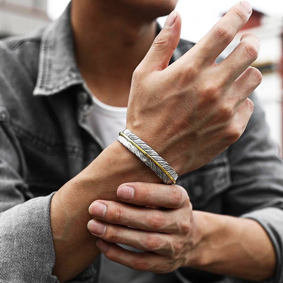 Heritage Feather Cuff