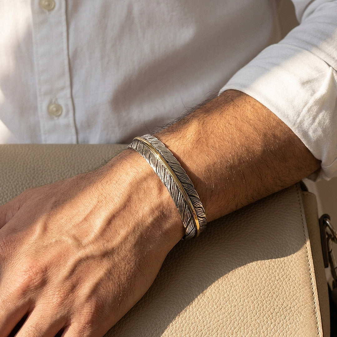 Heritage Feather Cuff | Men&
