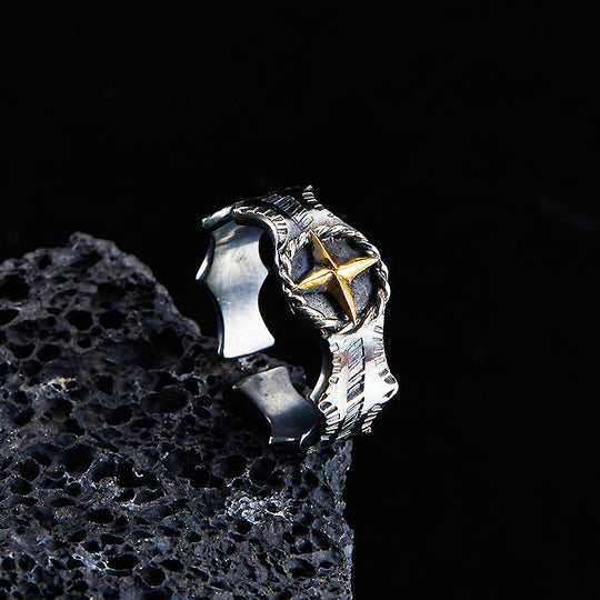 Iron Star Men's Adjustable Ring❗