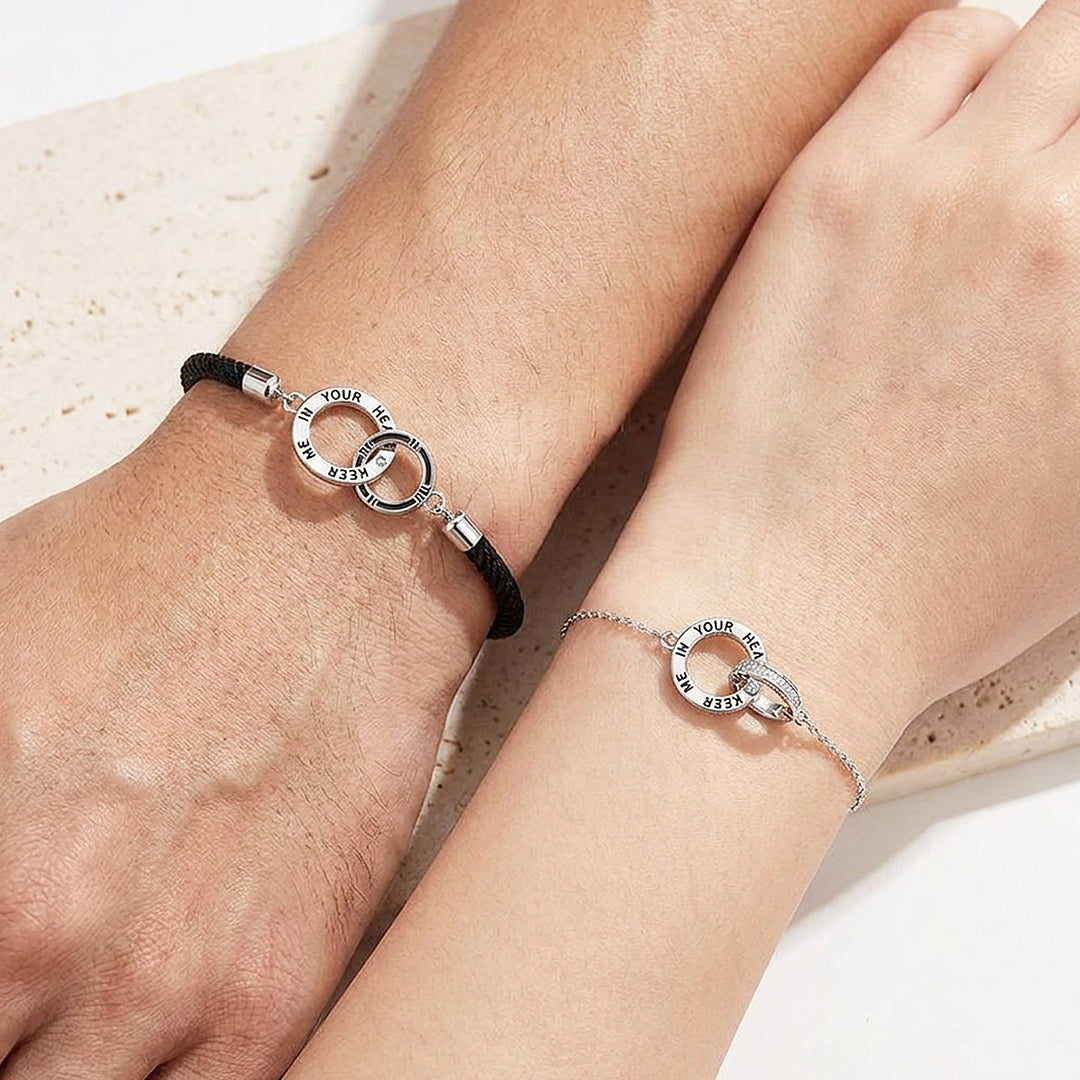 Keep Me in Your Heart | Couple Bracelets