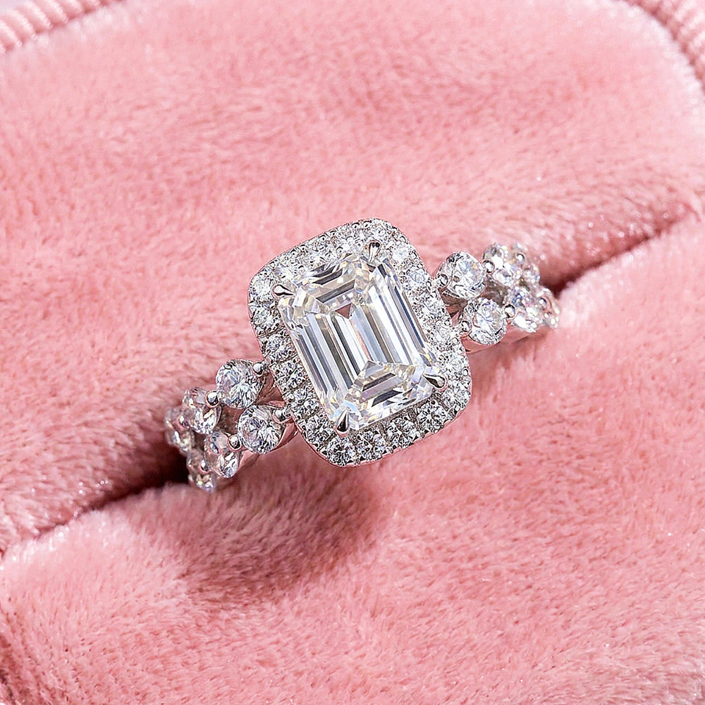 Emerald Cut Engagement Ring | Luxe1822 - Clearance Sale❗