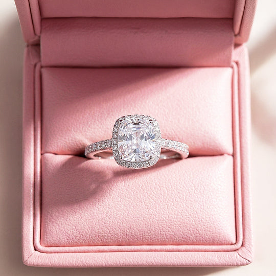 Cushion Halo Engagement Ring | Clearance | Luxe1886