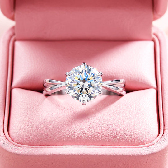 Split Shank Solitaire Ring | Women&