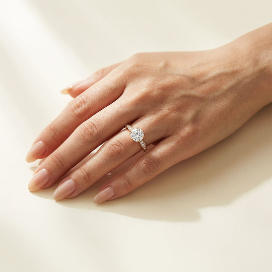 1.75ct Rose Gold Finish Solitaire Ring - Luxe1989