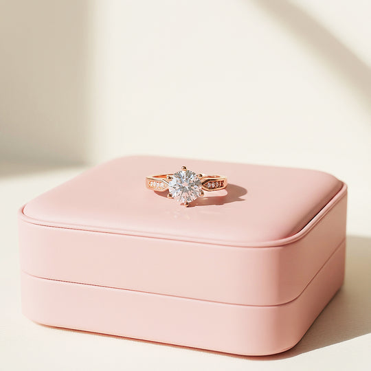 1.75ct Rose Gold Finish Solitaire Ring - Luxe1989