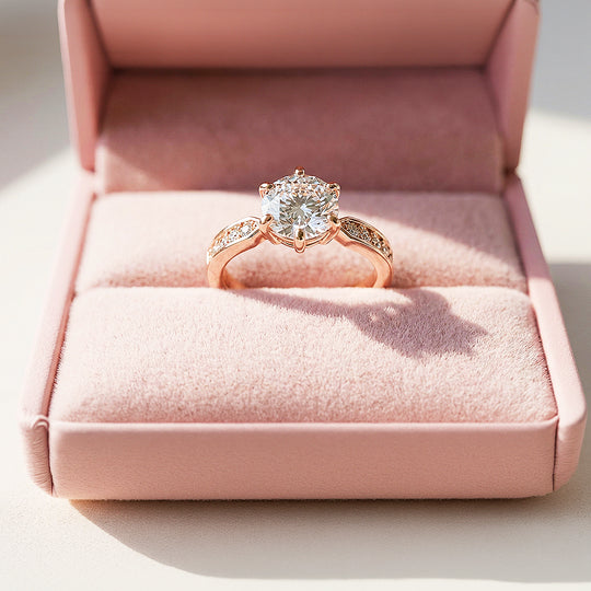 1.75ct Rose Gold Finish Solitaire Ring - Luxe1989