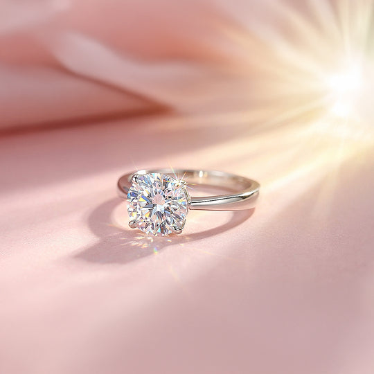 Solitaire Engagement Ring | 1 Carat | Diamond Simulant | Luxe2001