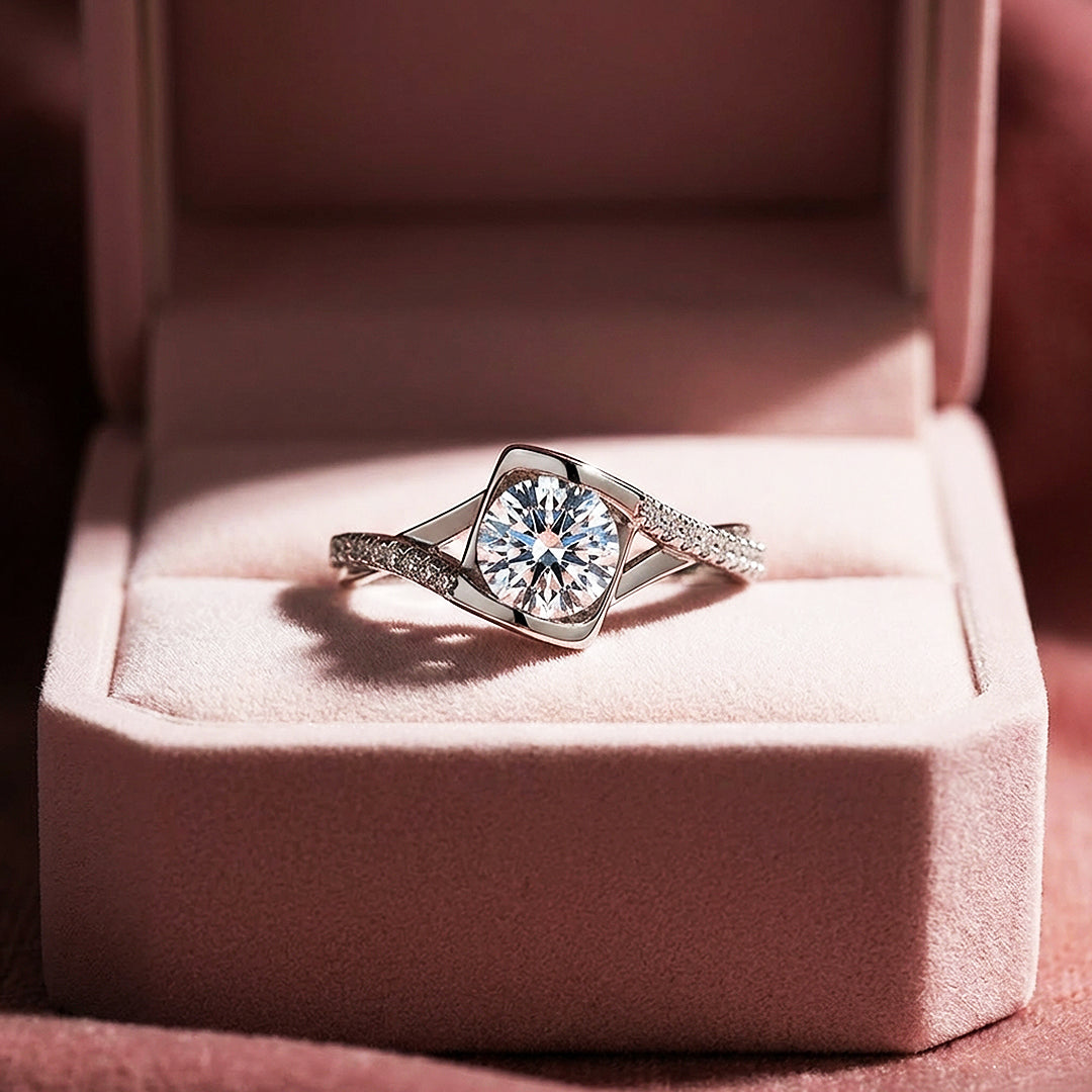 Round Brilliant Engagement Ring | Luxe2002 - new designs | Singapore Jewellery, Wedding Rings &amp; Gifts | Same Day Delivery | Tiara.com.sg