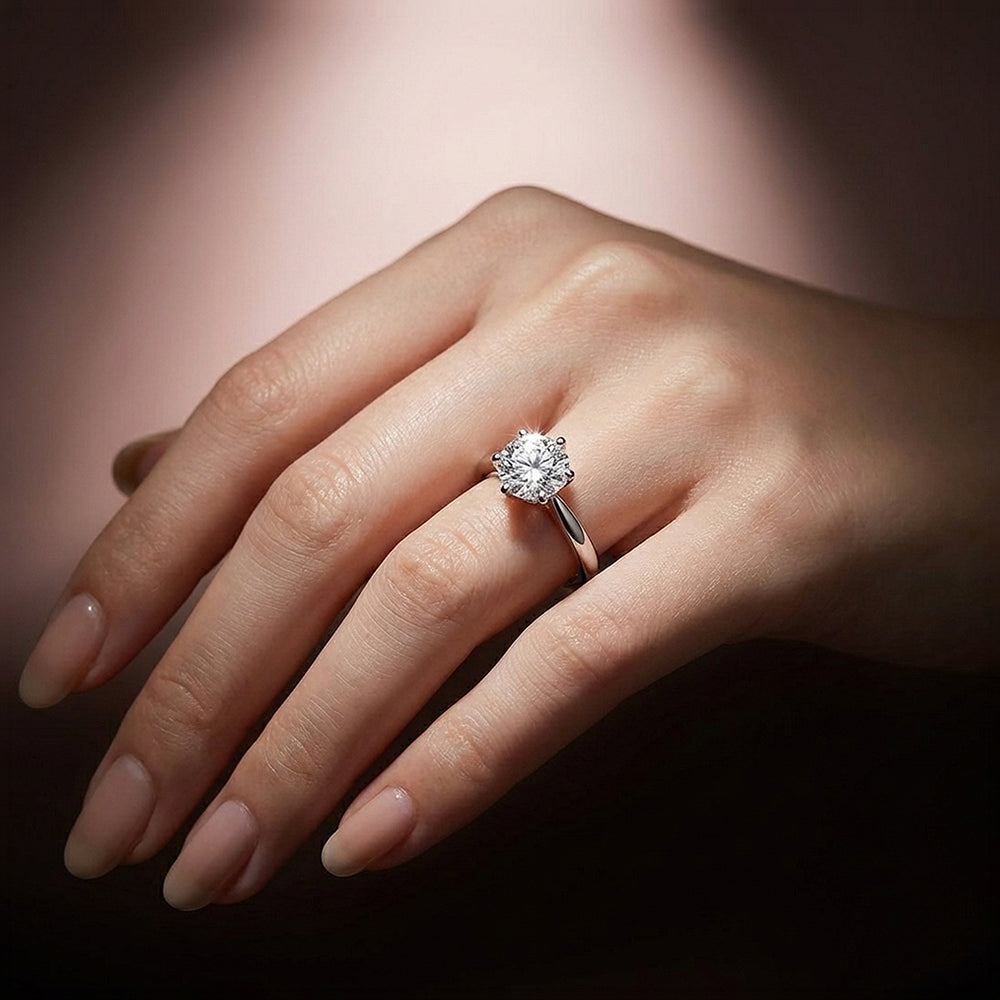 Round Solitaire Engagement Ring | Luxe2007 - new designs | Singapore Jewellery, Wedding Rings & Gifts | Same Day Delivery | Tiara.com.sg