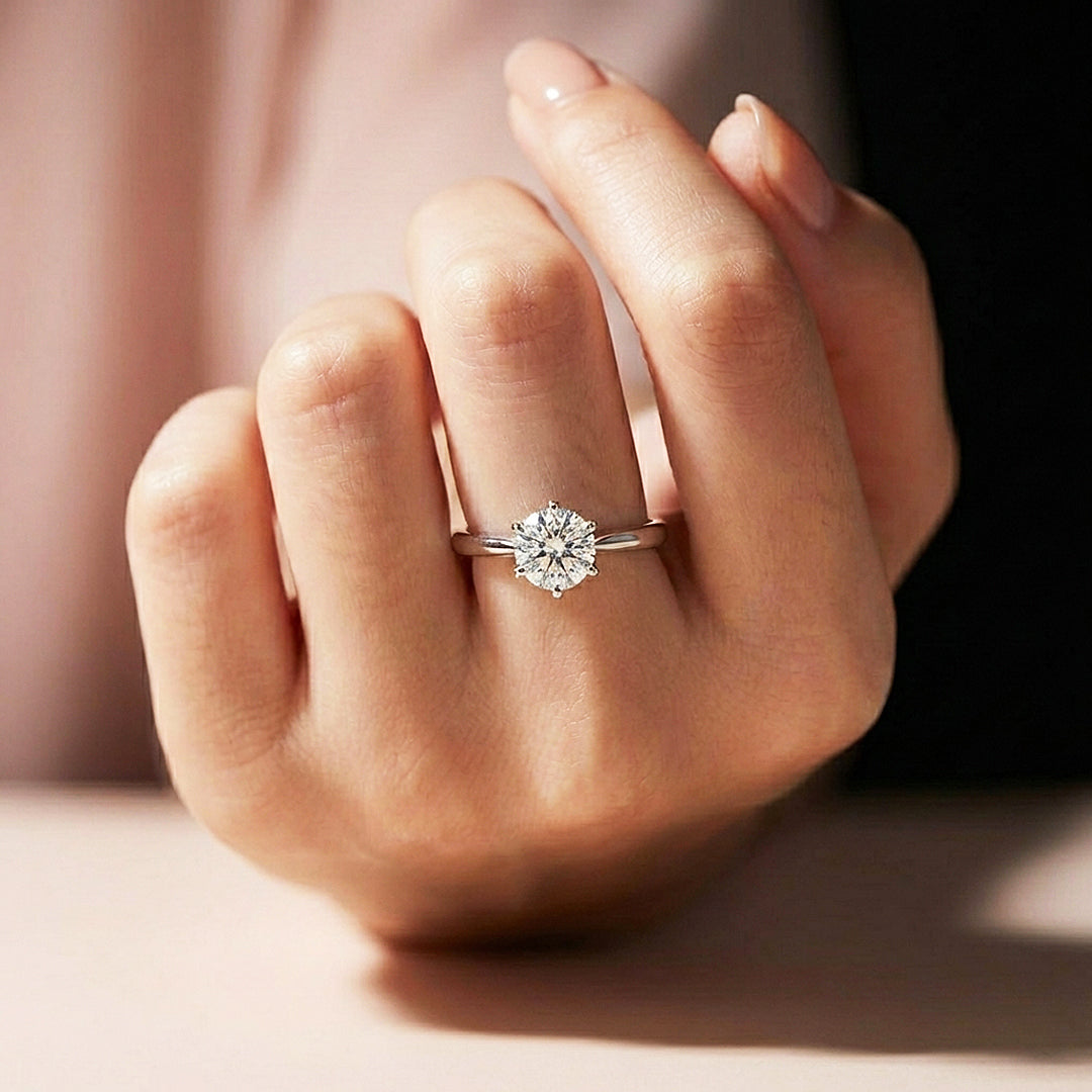 Round Solitaire Engagement Ring | Luxe2007 - new designs | Singapore Jewellery, Wedding Rings & Gifts | Same Day Delivery | Tiara.com.sg