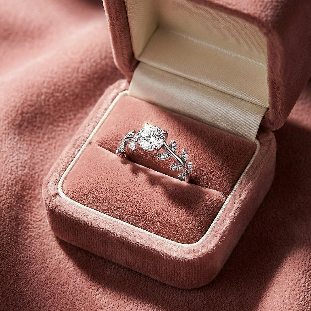 Round Brilliant Botanical Engagement Ring | Luxe2013 - new designs | Singapore Jewellery, Wedding Rings &amp; Gifts | Same Day Delivery | Tiara.com.sg