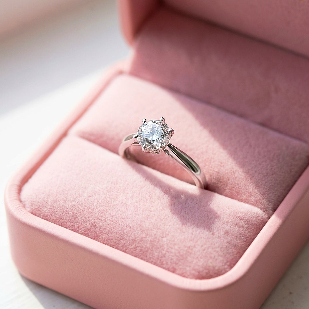 Round Solitaire Engagement Ring | Luxe2019 - Ring | Singapore Jewellery, Wedding Rings &amp; Gifts | Same Day Delivery | Tiara.com.sg