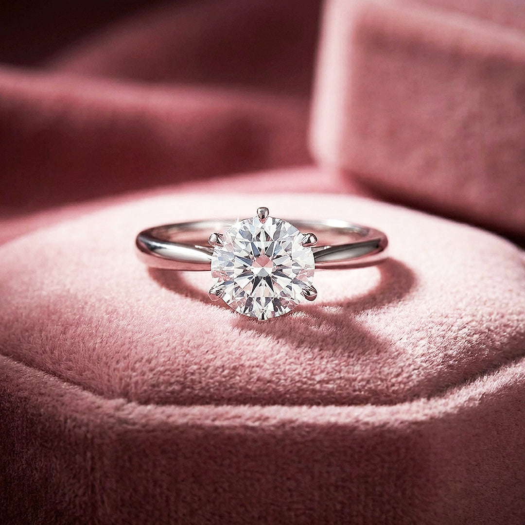Round Solitaire Engagement Ring | Luxe2019 - Ring | Singapore Jewellery, Wedding Rings &amp; Gifts | Same Day Delivery | Tiara.com.sg