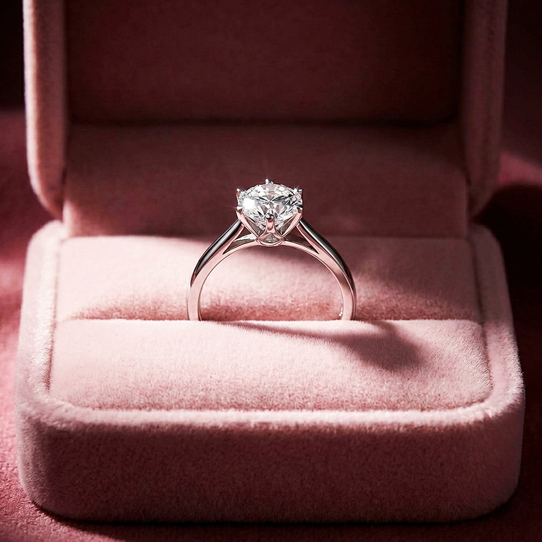 Round Solitaire Engagement Ring | Luxe2019 - Ring | Singapore Jewellery, Wedding Rings &amp; Gifts | Same Day Delivery | Tiara.com.sg