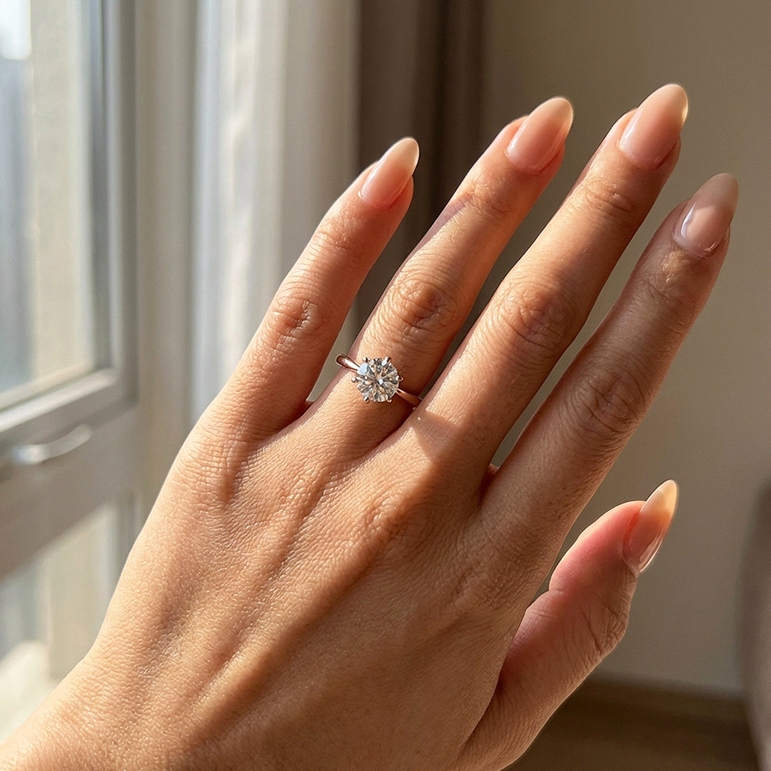 Round Solitaire Engagement Ring | Luxe2019 - Ring | Singapore Jewellery, Wedding Rings &amp; Gifts | Same Day Delivery | Tiara.com.sg