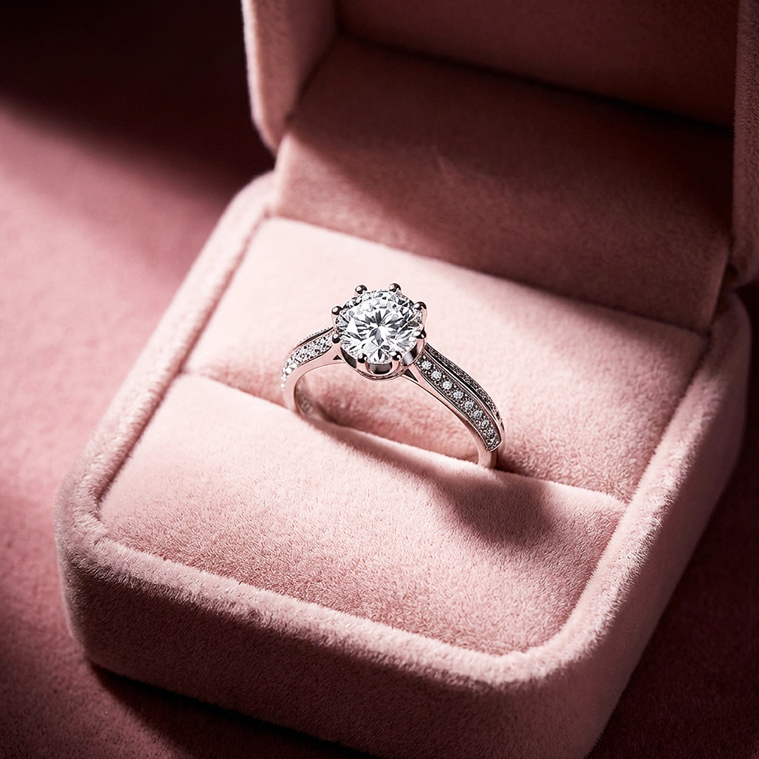 Round Solitaire Engagement Ring | Luxe2031 - Ring | Singapore Jewellery, Wedding Rings &amp; Gifts | Same Day Delivery | Tiara.com.sg