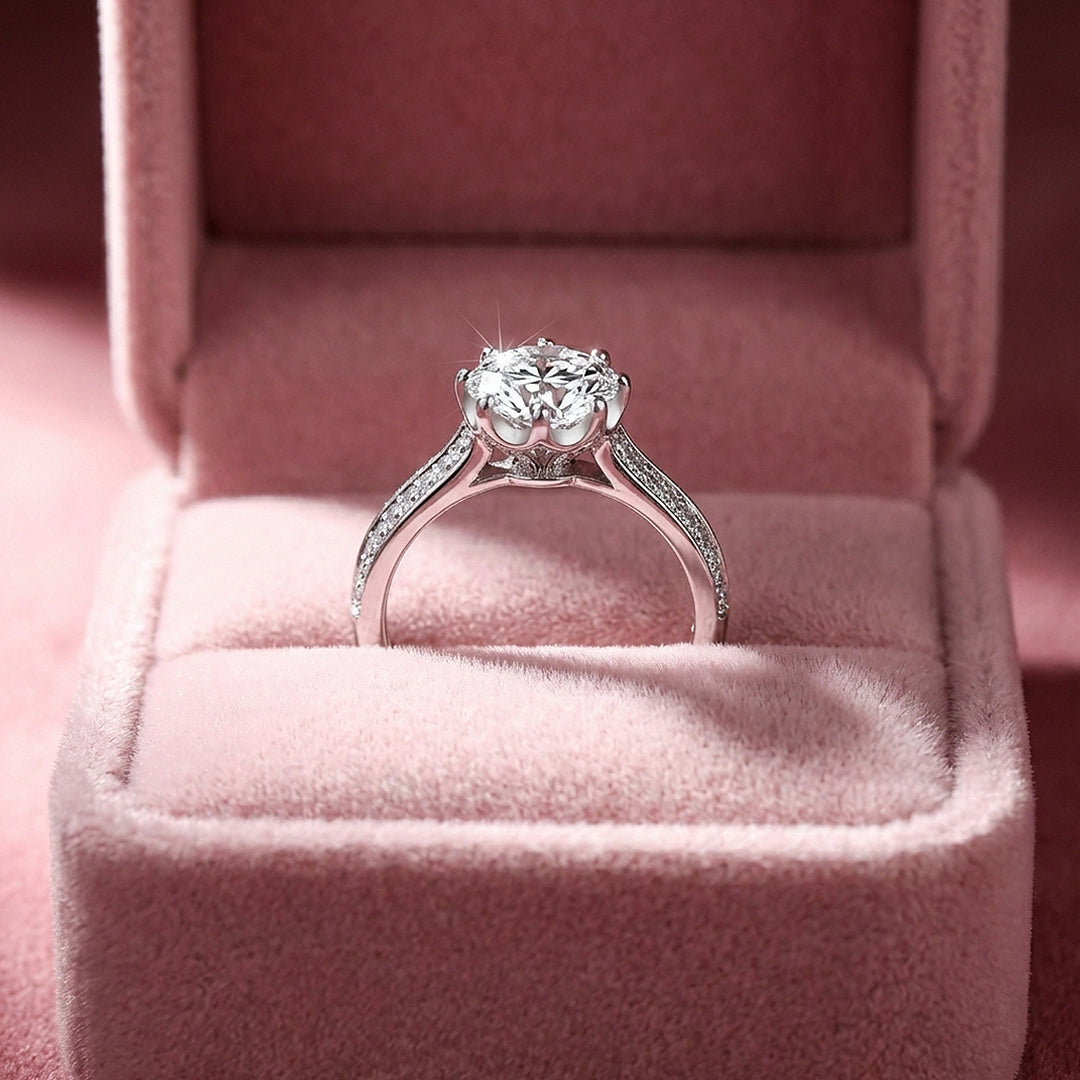 Round Solitaire Engagement Ring | Luxe2031 - Ring | Singapore Jewellery, Wedding Rings &amp; Gifts | Same Day Delivery | Tiara.com.sg