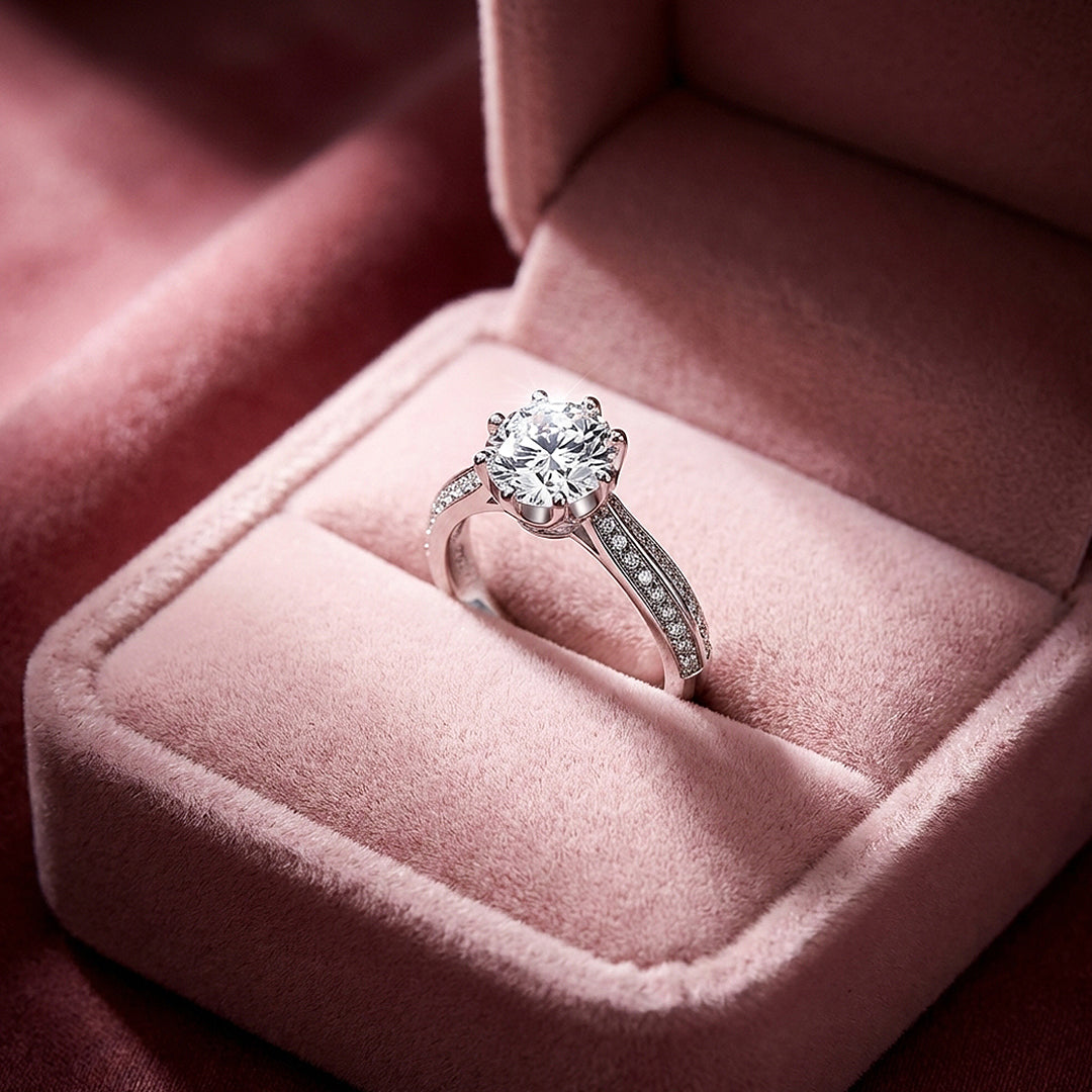 Round Solitaire Engagement Ring | Luxe2031 - Ring | Singapore Jewellery, Wedding Rings &amp; Gifts | Same Day Delivery | Tiara.com.sg