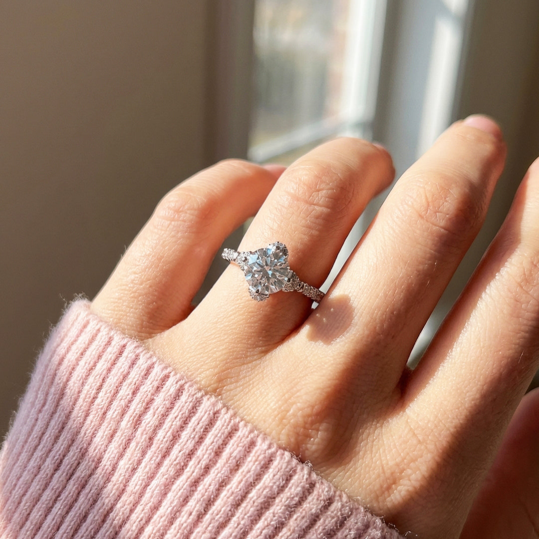 Round Solitaire Engagement Ring | Luxe2032 - Ring | Singapore Jewellery, Wedding Rings &amp; Gifts | Same Day Delivery | Tiara.com.sg