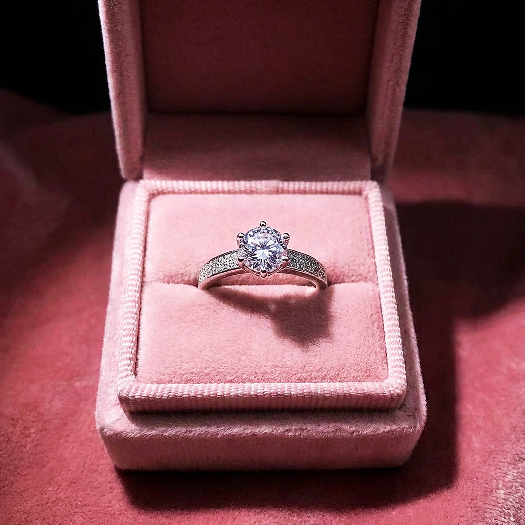 Round Solitaire Engagement Ring | Luxe2039 - Adjustable Ring | Singapore Jewellery, Wedding Rings &amp; Gifts | Same Day Delivery | Tiara.com.sg