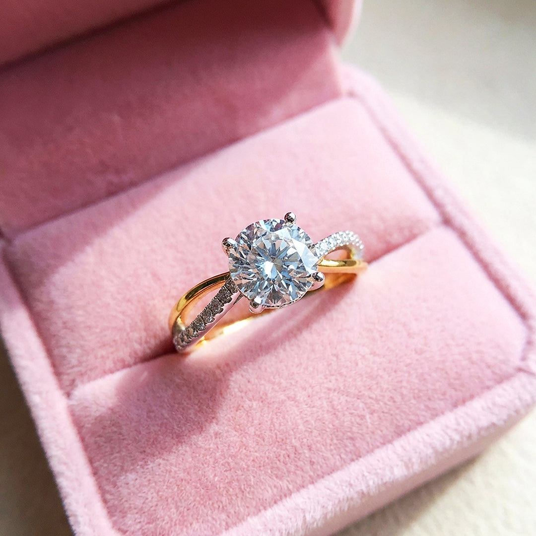 Round Cut Engagement Ring | Luxe2053 - Ring | Singapore Jewellery, Wedding Rings &amp; Gifts | Same Day Delivery | Tiara.com.sg