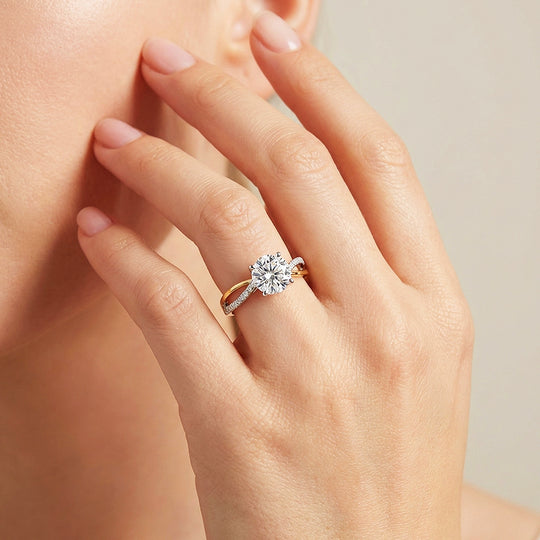 Round Cut Engagement Ring | Luxe2053 - Ring | Singapore Jewellery, Wedding Rings &amp; Gifts | Same Day Delivery | Tiara.com.sg