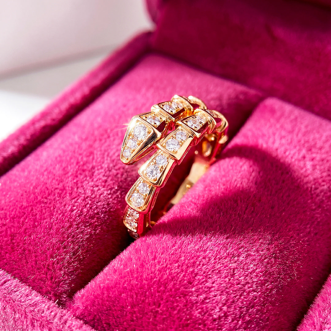 Double Wrap Pavé Statement Ring | Luxe2082