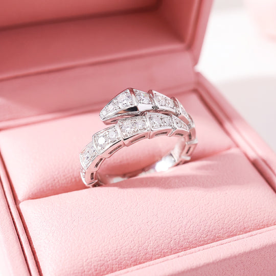Double Wrap Pavé Statement Ring | Luxe2082