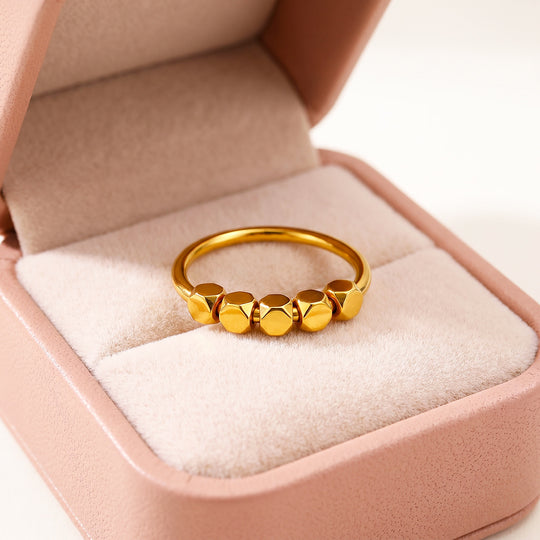 Geometric Disc Band Ring | Luxe2089