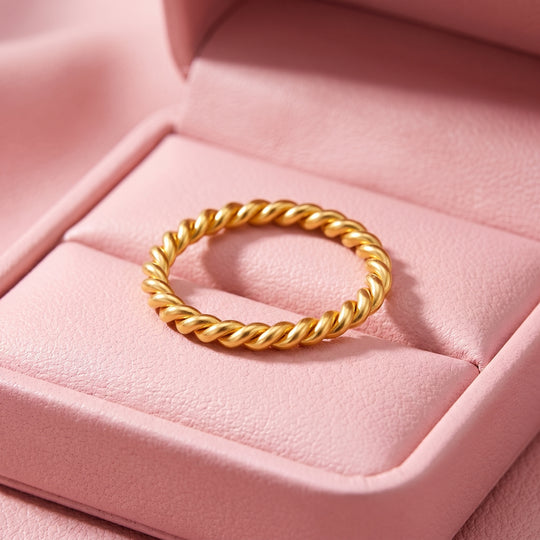 Twisted Eternal Rope Ring | Luxe2100