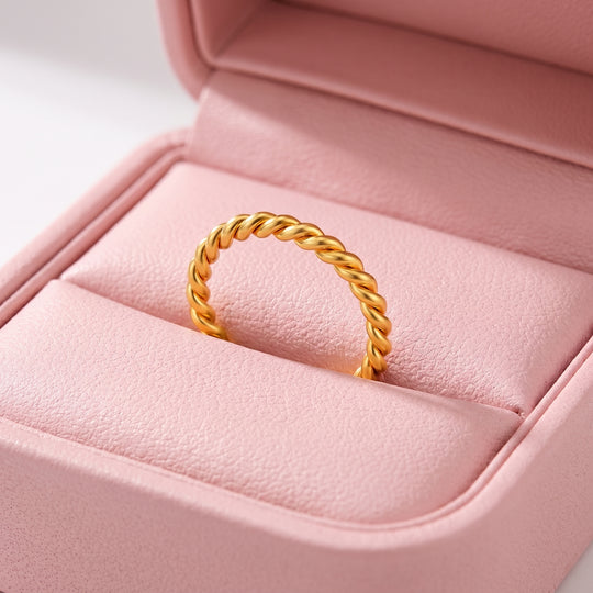 Twisted Eternal Rope Ring | Luxe2100