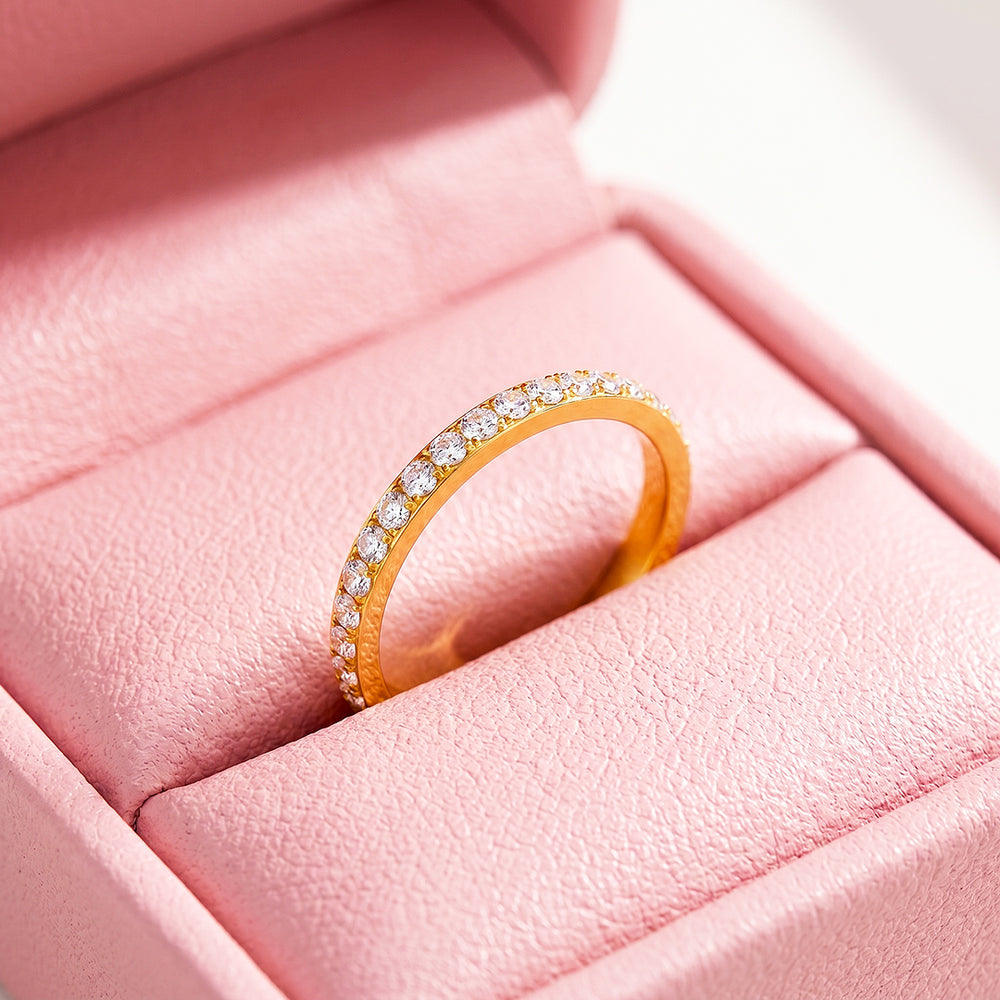 Eternity Diamond Simulant Ring | Luxe2101