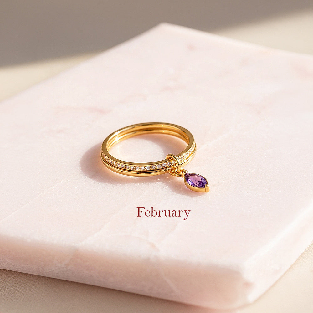 Birthstone Radiance Ring | Luxe2138