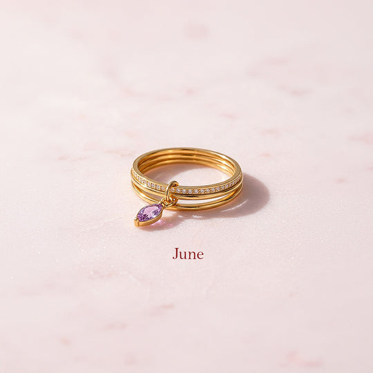 Birthstone Radiance Ring | Luxe2138