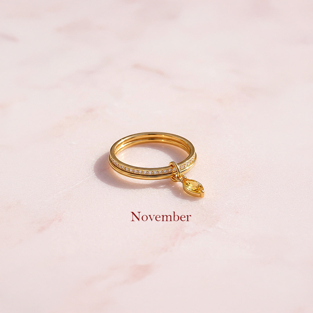 Birthstone Radiance Ring | Luxe2138