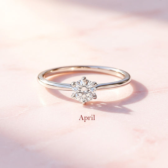 Birthstone Solitaire Ring | Luxe2141