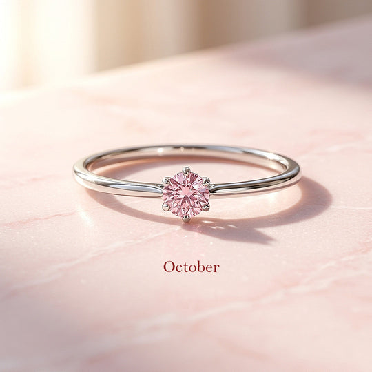 Birthstone Solitaire Ring | Luxe2141