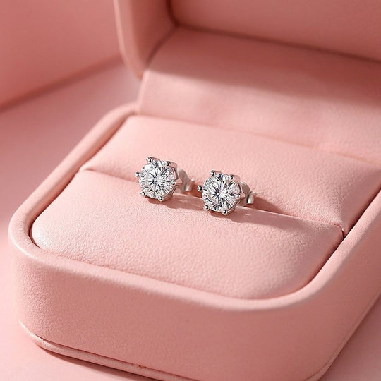 Six-Prong Solitaire Stud Earrings | Luxe2750