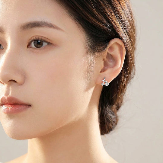 Butterfly Cluster Stud Earrings | Luxe3689